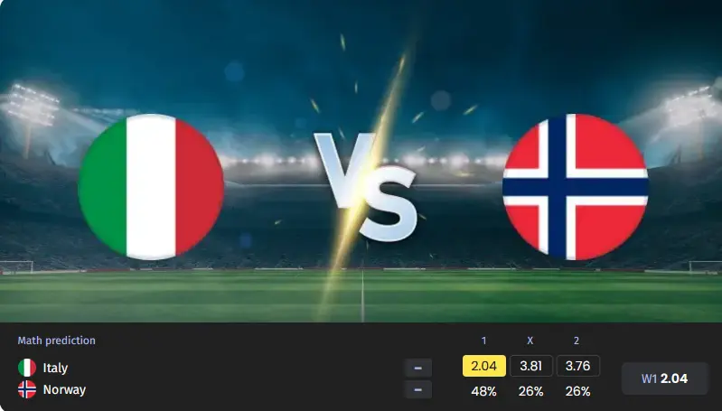 آنالیز بازی ایتالیا و نروژ