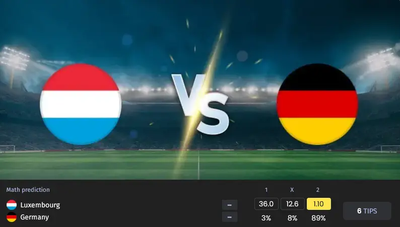 آنالیز بازی لوگزامبورگ و آلمان