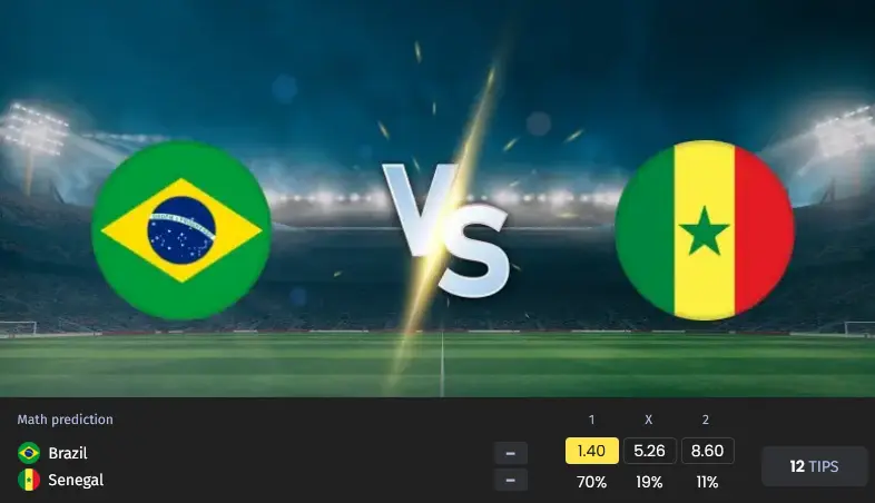 آنالیز بازی برزیل و سنگال