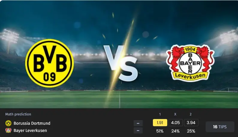 آنالیز بازی بوروسیا دورتموند و بایر لورکوزن