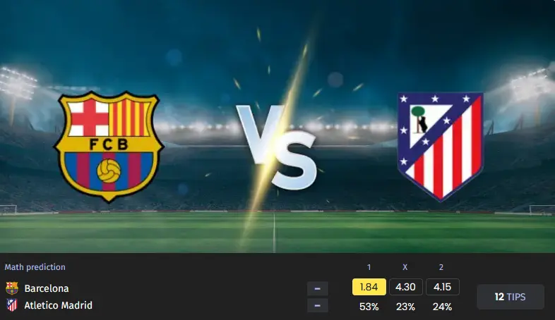 آنالیز بازی بارسلونا و اتلتیکو مادرید