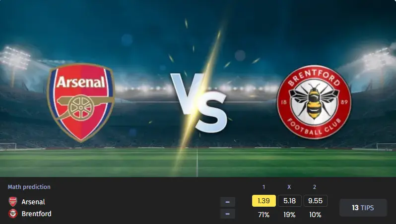 آنالیز بازی آرسنال و برنتفورد