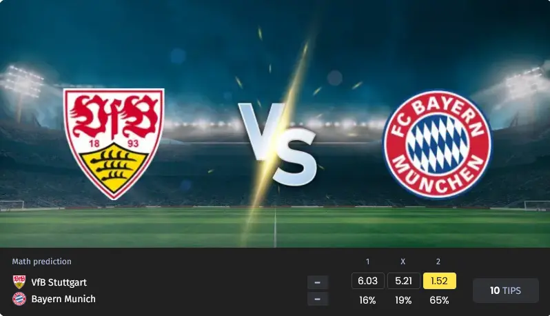 پیش بینی اشتوتگارت مقابل بایرن مونیخ