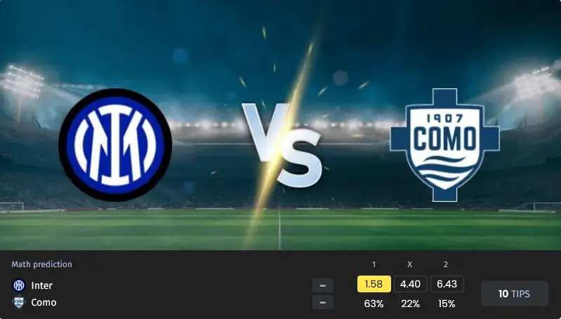پیش بینی اینتر مقابل کومو