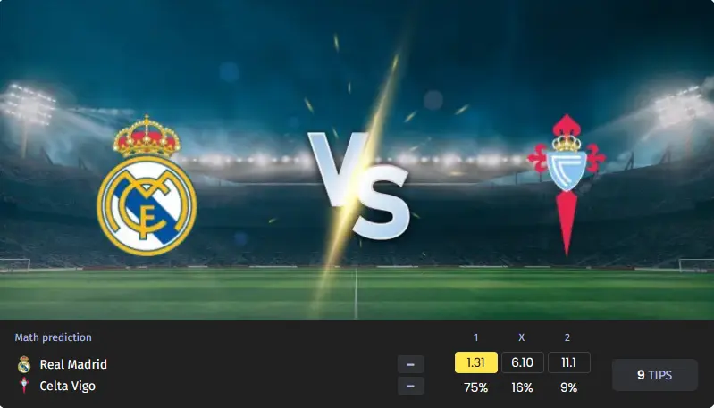 پیش بینی رئال مادرید مقابل سلتا