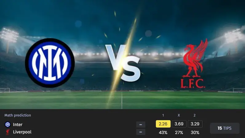پیش بینی اینتر مقابل لیورپول