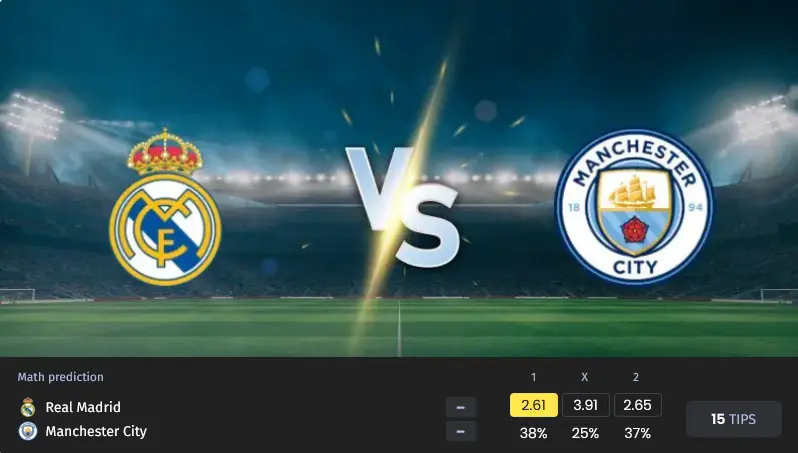 آنالیز بازی رئال مادرید و منچستر سیتی