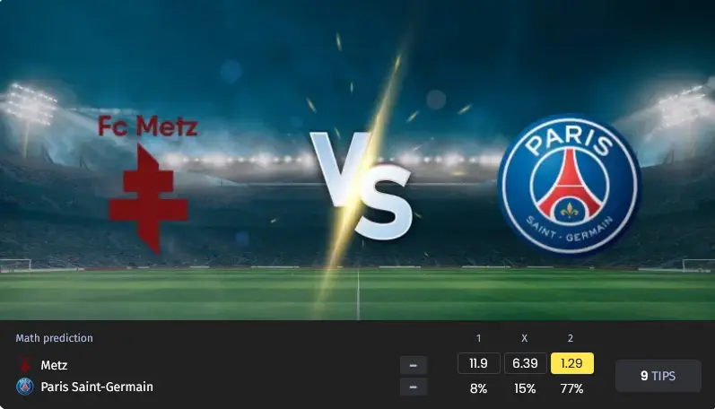 فوتبال متز مقابل پاری سن ژرمن