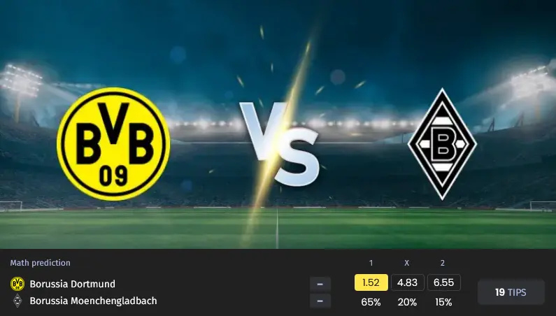 فوتبال دورتموند مقابل مونشن گلادباخ