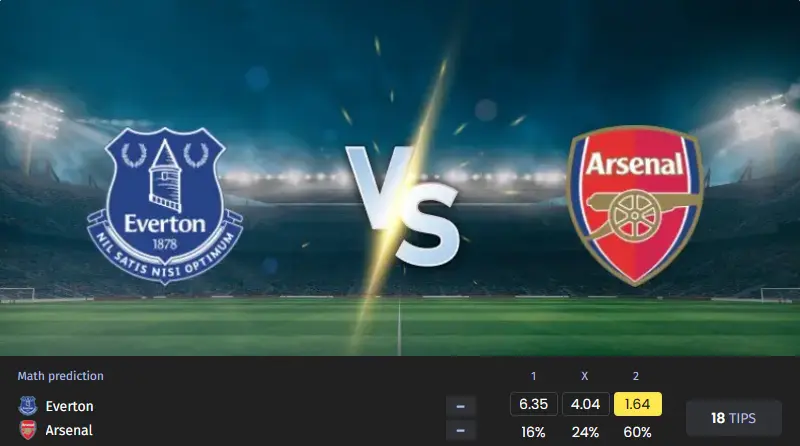 فوتبال اورتون مقابل آرسنال