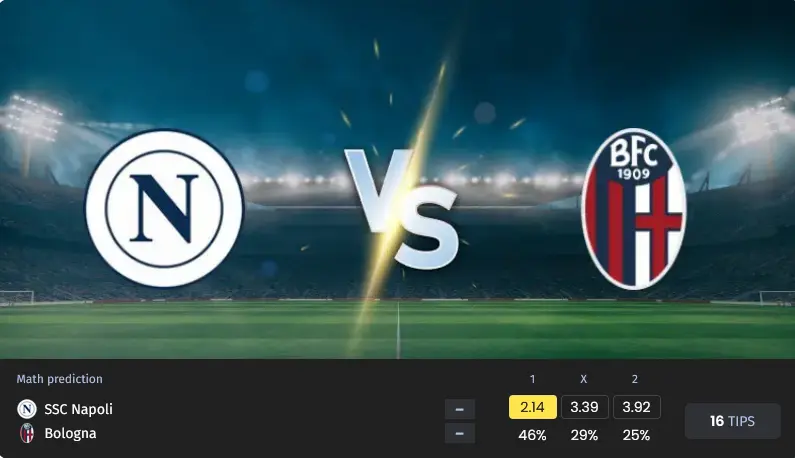 فوتبال ناپولی مقابل بولونیا