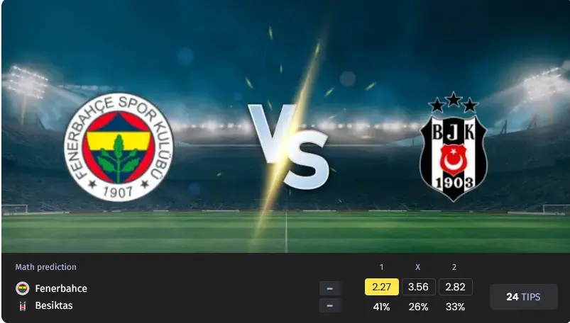 فوتبال فنرباغچه مقابل بشیکتاش