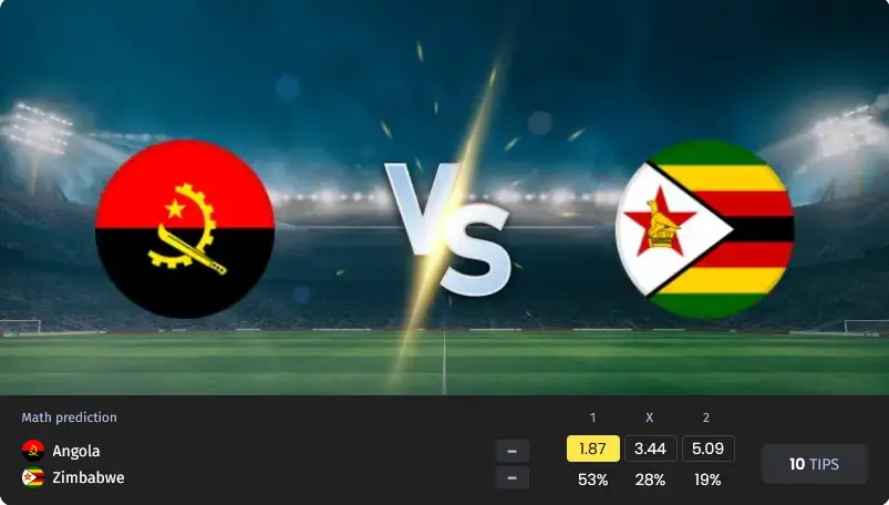 فوتبال آنگولا مقابل زیمبابوه