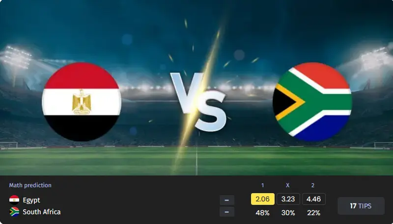 آنالیز فوتبال مصر مقابل آفریقای جنوبی