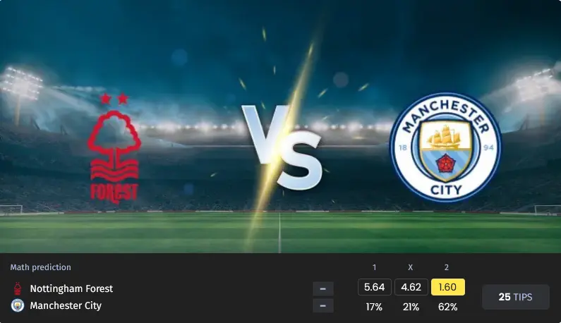 ناتینگهام فارست مقابل منچسترسیتی