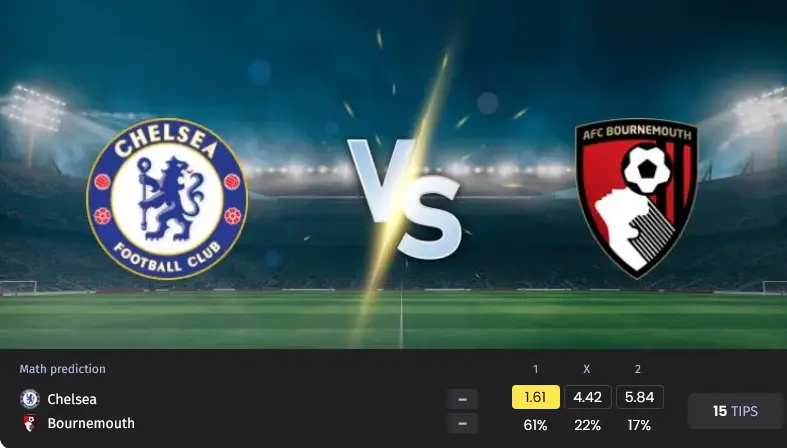 پیش بینی چلسی مقابل بورنموث