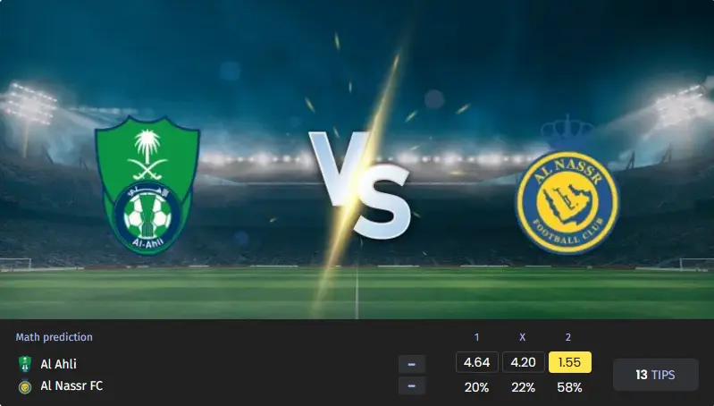 پیش بینی الاهلی مقابل النصر