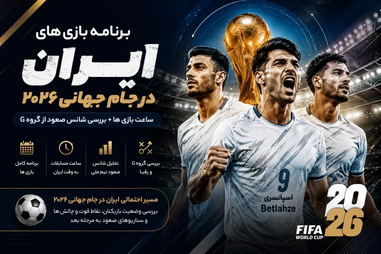 برنامه بازی های ایران در جام جهانی 2026 + بررسی شانس صعود